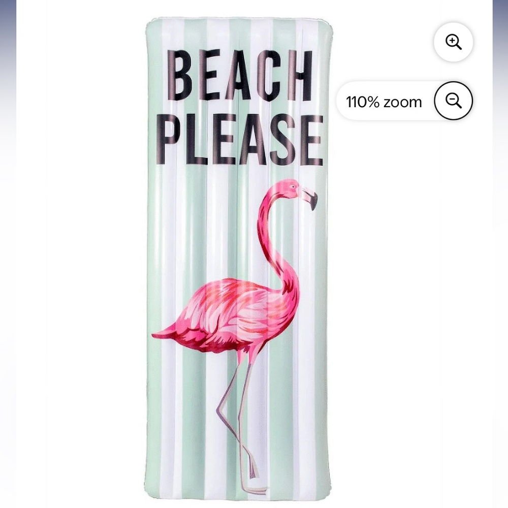 PoolCandy Deluxe Pool Raft with Flamingo Design